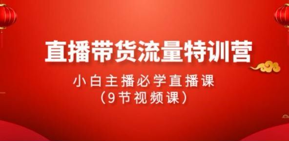 2024 直播带货新手主播必修课，教你克服镜头恐惧感话术框架等 2.99GB