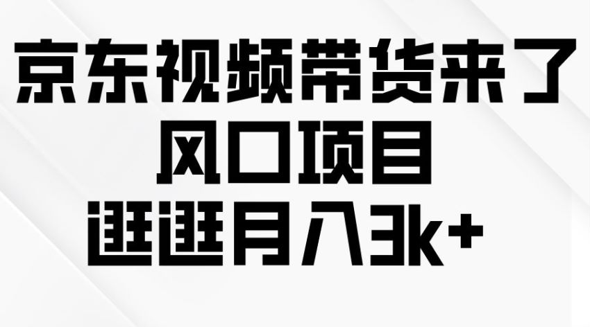 京东重金深耕短视频新风口来了，短视频带货实操拆解 92.03MB