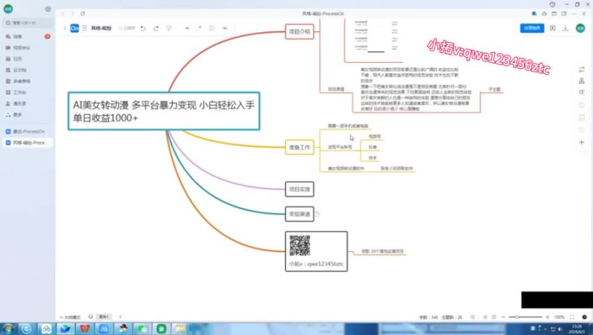 AI 美女跳舞转动漫漫改项目，操作简单多平台变现 47.83MB