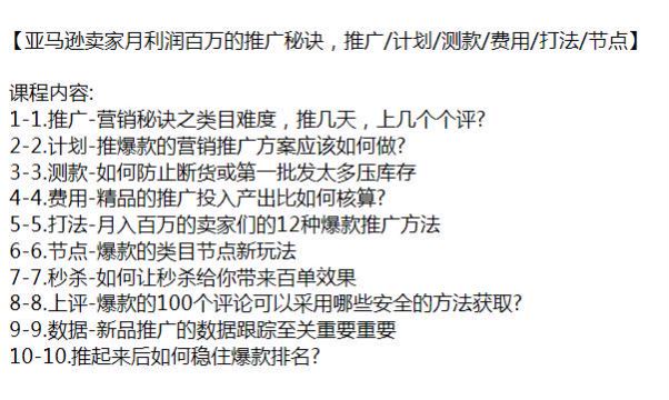 亚 Ma 逊高利润推广秘诀，月入百万的卖家们的爆款推广方法 363.46KB