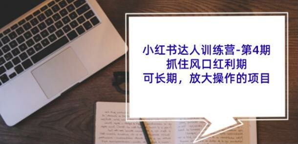 小红书达人实战运营课，教你如何长期放大操作项目 - 第 4 期 1.04GB