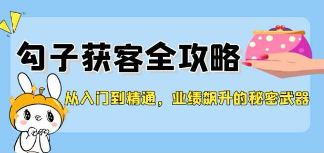 勾子获客提升业绩指南，文字钩、情绪钩、结果钩等 5.33GB