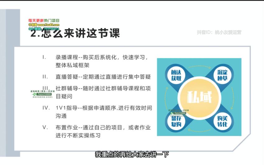 私域引流策略从认知布局到成交变现课，学习私域实操案例拆解源 1.19GB