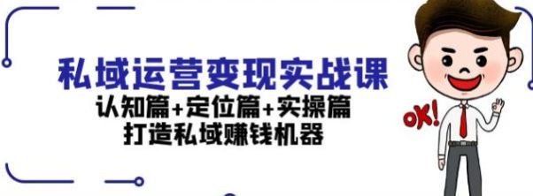 私域从认知到实操运营变现课，包括朋友圈、视频号、社群如何运营等 607.44MB